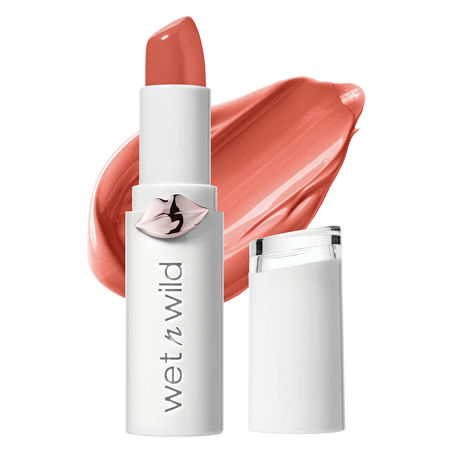 251102113044723_1 wet n wild Lipstick Mega Last High-Shine Lipstick Lip Color Makeup, Rosé And Slay - Image 1